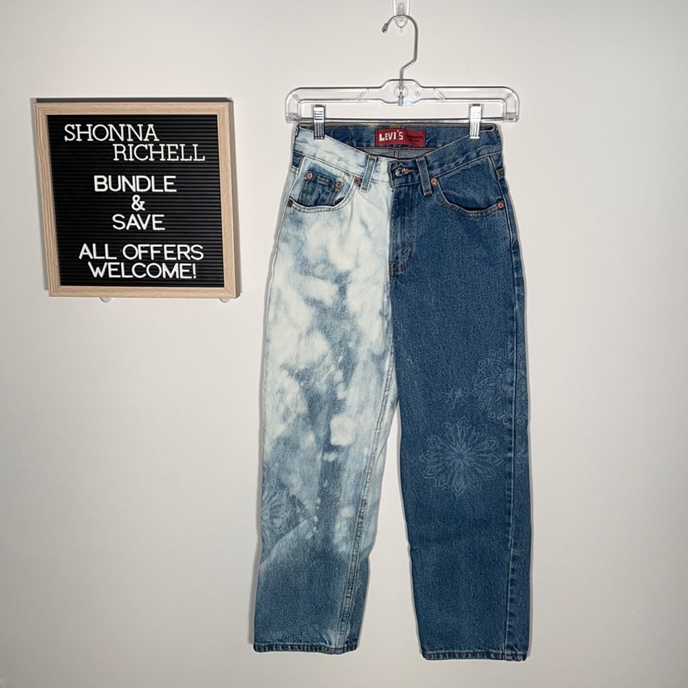 Custom Levi 550 Jeans/ Size 14 Slim